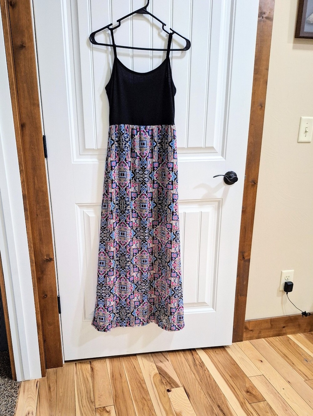 rue21 Women's Small Boho Geometric Print Sleeveless Cami Maxi Dress S